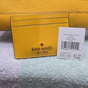 Kate Spade New York Madison Saffiano Leather Small Slim Card Holder